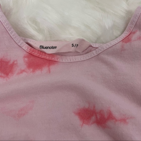 Bluenotes Tie-Dye Cotton Crop Tank Top Size Small - Picture 5 of 6